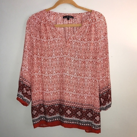 Ava Christine Boho Top Size Medium​​​​ - Picture 1 of 6